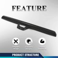 Tailgate Gate Molding Spoiler With Camera Hole For Chevy Avalanche 2007 2013 And Cadillac Escalade Ext Black Textured Abs