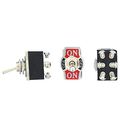 E Support Car Univeral Heavy Duty 20a 125v Dpdt 6p On Off Rocker Toggle Switch Metal Waterproof Boot Cap 12mm Pack Of 5