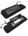 A Pair Of Sun Visors With Vanity Mirror Led Light Fit For Chevrolet C4 Corvette 8 Cyl 5 7l 1984 85 86 87 88 89 90 91 92 93 94 