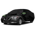 6 Layers Waterproof Car Cover For 2007 2026 Nissan Versa And 2013 2019 Note All Weather Protection With Cotton Liner Zipper 