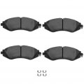 Ocpty Ceramic Brakes Pads Quick Stop Front Brake Pad Fit For 1992-1996 Honda Prelude