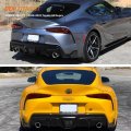 Adiil 2pcs Smoked Lens Rear Fog Light Bumper Reflectors Brake Tail Lamps Housing Kit For 2020 2021 2022 Toyota Gr Supra