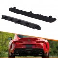 Adiil 2pcs Smoked Lens Rear Fog Light Bumper Reflectors Brake Tail Lamps Housing Kit For 2020 2021 2022 Toyota Gr Supra