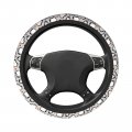 Foruidea Cute Penguin With Red Heart Cartoon Steering Wheel Cover Neoprene Automotive Anti Slip And Sweat Absorption Auto Car