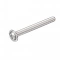 Uxcell Flanged Button Head Socket Cap Screws M6x60mm Hex Drive 304 Stainless Steel Fasteners Bolts Fully Threaded Machine Screw