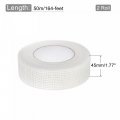 Uxcell Drywall Joint Tape Self-adhesive Fiberglass 1 8-inch X 164-feet Repair Patch For Wall Hole Crack 2 8mm Mesh Size 2pcs