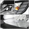 Auto Dynasty Oe Style Chrome Housing Clear Corner Headlight Head Lamps Tool Kit Compatible With Forte 10-13
