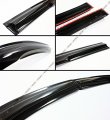 3d Wavy Shape Style Smoke Tinted Window Visor Vent Shade For 2011-2016 Hyundai Elantra Sedan