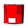Upgrade Your Auto Replacement Driver Side Tail Light Lens W Chrome Trim Crshl04743 