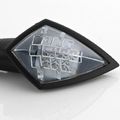 2x 8mm Motorcycle Accessories Black Racing 12 Led Turn Signal Light Indicator Lens Blinker Universal For Suzuki Honda Kawasaki