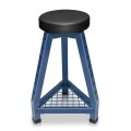 Auto Dynasty Mechanic Stool Chair Heavy Duty Metal Mechanics Garage Shop Seat With Tool Storage Tray And Rotatable Padded For