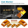 Cab Roof Lights For Hummer H2 2003 2009 And Sut 2005 Front Amber Rear Red Top Clearance Marker Led Light Lamps With T10 Bulbs