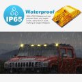 Cab Roof Lights For Hummer H2 2003 2009 And Sut 2005 Front Amber Rear Red Top Clearance Marker Led Light Lamps With T10 Bulbs