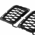 7-pieces Ch1201111 Factory Style Front Bumper Grill Grille Assembly Compatible With Jeep Grand Cherokee Wk 2016-2022 Matte
