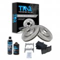 Front Brake Pad And Rotor Kit Ceramic For 2001-2006 Lexus Ls430 Bka17678 Includes Pads 2 Rotors Cleaner Fluid