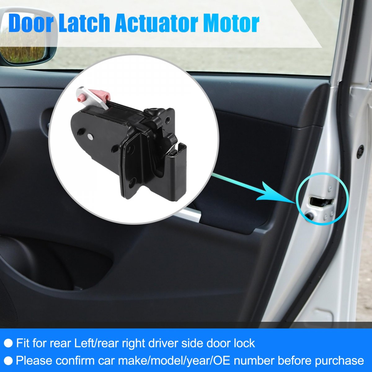Rear Left Right Door Lock Latch Actuator Motor Central No 15730667 Fit For Chevrolet Astro 4 3l V6 Gas 1998-2005