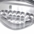 Hongk- Led Tail Brake Light Turn Signals Compatible With Suzuki Gsxr 1000 2007-2008 Clear B01c0suq9e