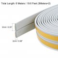 Foam Tape Adhesive Weather Stripping 9mm Wide 2mm Thick 3 Meters Long Gray Pcs