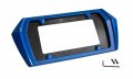 Elkhart Lake Blue Gs7 Painted Rear License Plate Frame For C8 Corvette 