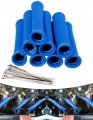 Spark Plug Wire Heat Shield Boots Protector Sleeve 2500 Degree Cover Wrap 6 Inch For Sbc Bbc 350 454 8pcs With 16pcs Stainless 
