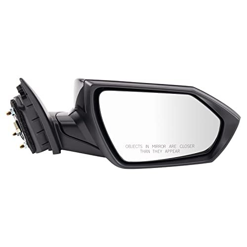 Passenger Side Mirror Assembly Power Smooth Black Paint To Match For 2021 2023 Hyundai Elantra Korea Built Models 1st Vin Digit