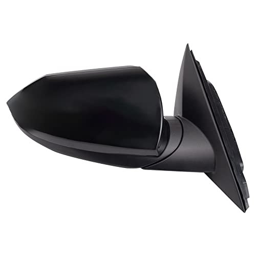 Passenger Side Mirror Assembly Power Smooth Black Paint To Match For 2021 2023 Hyundai Elantra Korea Built Models 1st Vin Digit