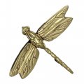 Dragonfly In Flight Doorbell Ringer Brass 