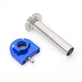 Krace Motorcycle 7 8 Handle Bar Hand Grips With Anodized Cnc Quick Twist Throttle Tube Motorized Lever Control Fit For Most