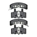 Front Brake Pads For Gmc Yukon 1992 2000 Semi Metallic Mechanical Pad Wear Sensor 3 01 In Inner Height 5000 Advanced Series 