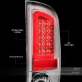 Auto Dynasty 3d Led Bar Rear Tail Lights Brake Lamps Compatible With Dodge Ram 1500 2500 3500 02-06 Driver And Passenger Side
