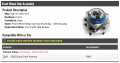 Front Wheel Hub And Bearing Assembly Compatible With 2001-2005 Buick Park Avenue Fwd Abs Brakes