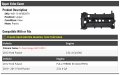 Upper Valve Cover Compatible With 2010-2012 Ford Fusion Up To 3 01 2012