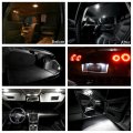 14pcs White Led Interior Lights Bulb Kit For 2004-2010 Infiniti Qx56 Map Cargo Personal Footwell Door Step Vanity Mirror Glove