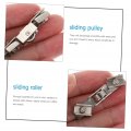 Uonlytech 10pcs Scroll Wheel Hardware Sliding Doors Drawer Roller Sliderss Display Cabinet Glass Door Pulley Door Appendix