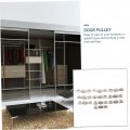 Uonlytech 10pcs Scroll Wheel Hardware Sliding Doors Drawer Roller Sliderss Display Cabinet Glass Door Pulley Door Appendix
