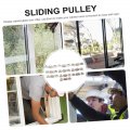 Uonlytech 10pcs Scroll Wheel Hardware Sliding Doors Drawer Roller Sliderss Display Cabinet Glass Door Pulley Door Appendix