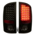 Dna Motoring Tl-dram05-led-bk-sm Pair Of Black Smoke Lens Tail Lights For Dodge Ram 1500 2500 3500 03-06 Passenger Driver Side 