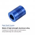 Uxcell 1pcs 6mm To 10mm Aluminum Alloy Shaft Coupling L25xd19 Flexible Coupler With Screws For Encoders And Motors Blue