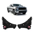 2 Pcs Front Bumper Bracket For 2014-2021 Toyota Tundra Replacement To1245106 To1244106 521150c110 521160c110 Plastic Pom Black 