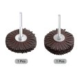 Abrasive Cloth Flap Wheel Sanding Star Set 1 4-inch Shank 150 Grit 180 For Woodworking Root Carving Furniture Polishing