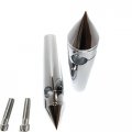 Hk Moto- 1 Spike Risers 6 Handlebar For V-star 650 Classic Custom Silverado Road Star Chromed