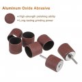 Uxcell 30 Pcs 1-1 2 Inch Sanding Sleeves Sandpaper Set 80 Grit With 1 Drum Mandrels For Rotary Tools