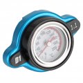 Car Radiator Cover Thermostatic Universal Cap Water Tank Leakproof With Temperature Gauge Big Head 1 1bar