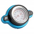 Car Radiator Cover Thermostatic Universal Cap Water Tank Leakproof With Temperature Gauge Big Head 1 1bar