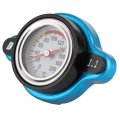 Car Radiator Cover Thermostatic Universal Cap Water Tank Leakproof With Temperature Gauge Big Head 1 1bar