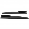Qiilu Side Skirts 29 3in Extension Rocker Panel Splitter Car Skirt Lip Diffuser Universal Antia Scratch Protector Glossy Black