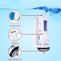 White 21cm Height Toilet Bottom Water Tank Inlet Fill Valve Split Push Button Dual Flush Cistern Syphon For Dia 2 56-2 95inch