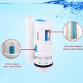White 21cm Height Toilet Bottom Water Tank Inlet Fill Valve Split Push Button Dual Flush Cistern Syphon For Dia 2 56-2 95inch