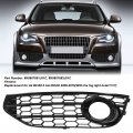 1 Pair Front Bumper Fog Light Cover Grilles 8k0807681j01c 8k0807682j01c Glossy Black Lamp Trim Replacement For A4 B8 5 Allroad
