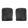 Front Driver And Passenger Bottom Perforated Seat Covers Black Lc20 Lb20 La20c For Lexus Rx350 Rx450h 2010 2015 Microfiber 